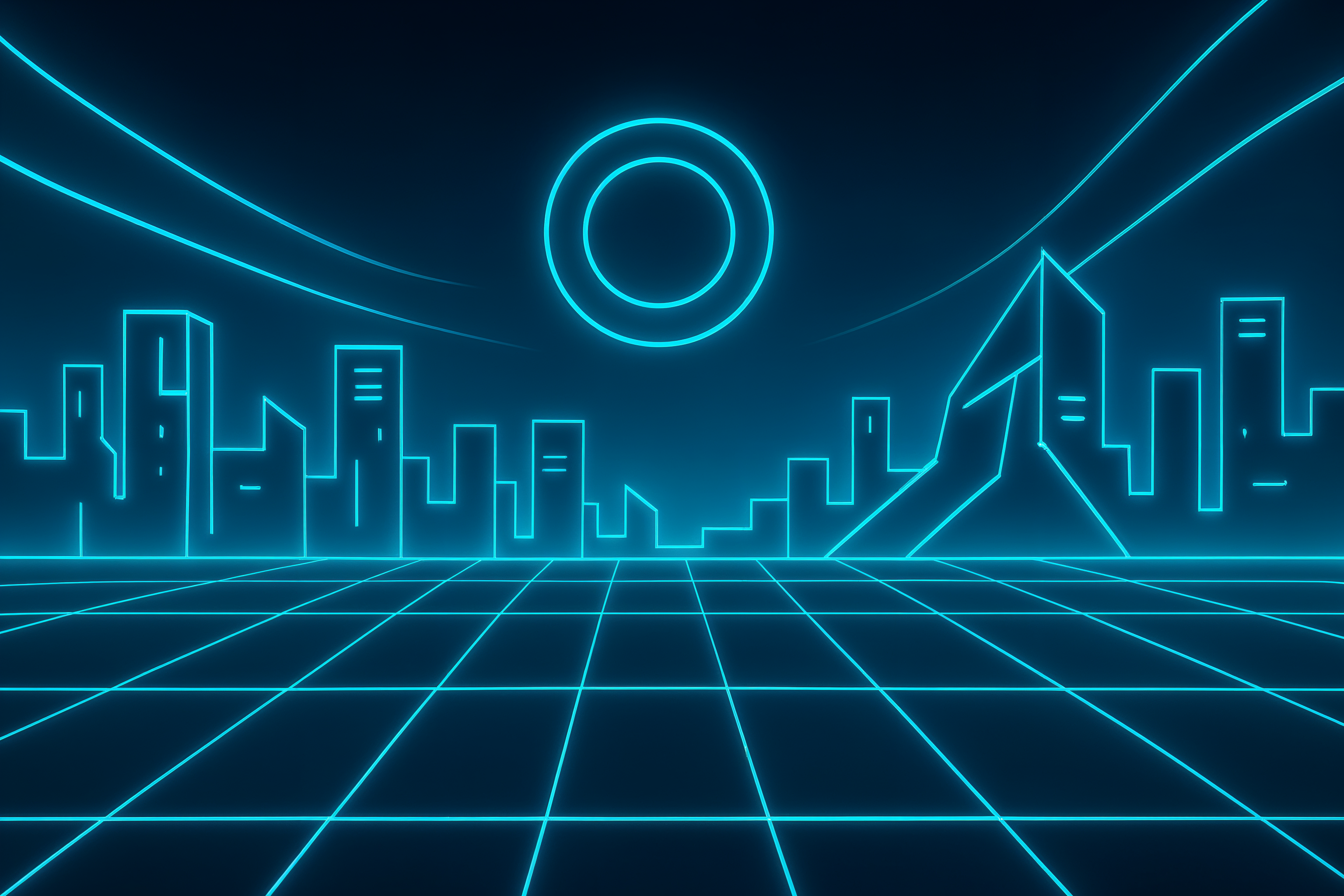 Cyber City Background